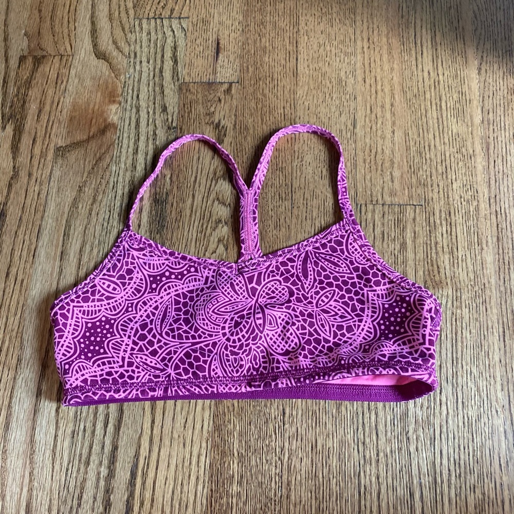 Ivivva Pink Multi Sports Bra